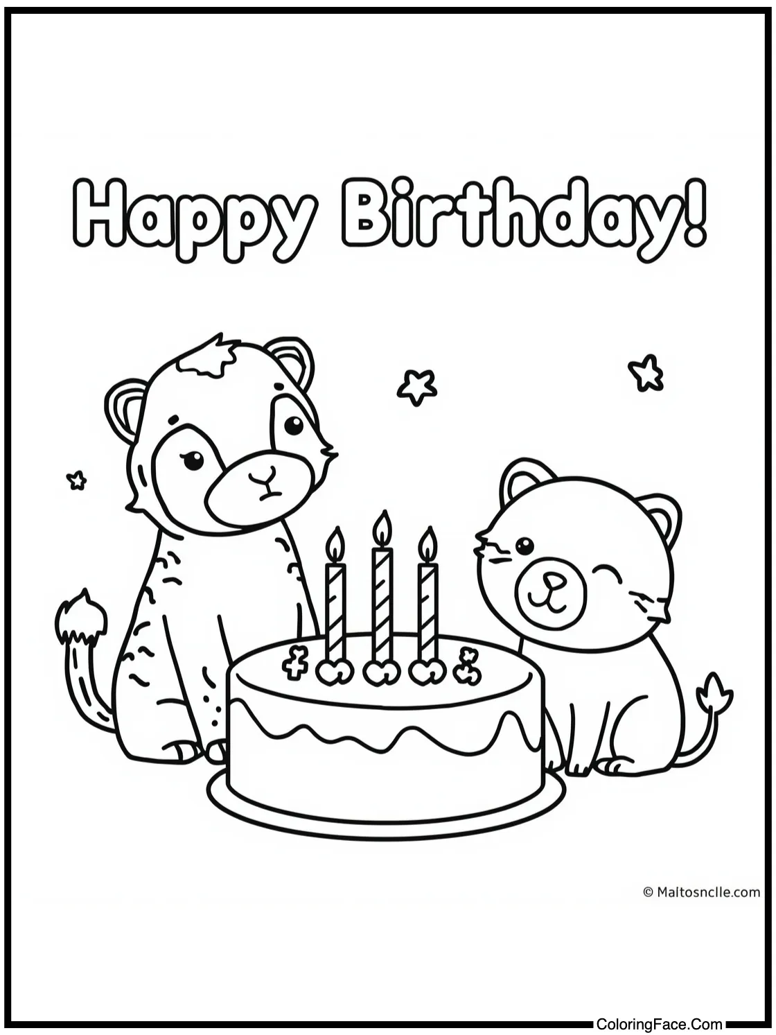 celebrating a birthday