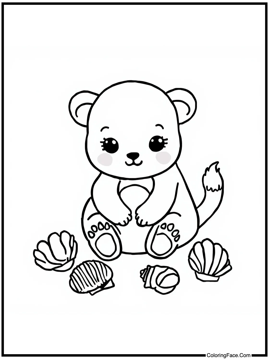 collecting seashells