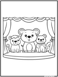 Coloring Pages Cute Animals