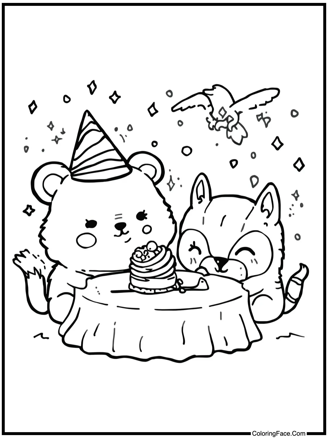 having a slumber party