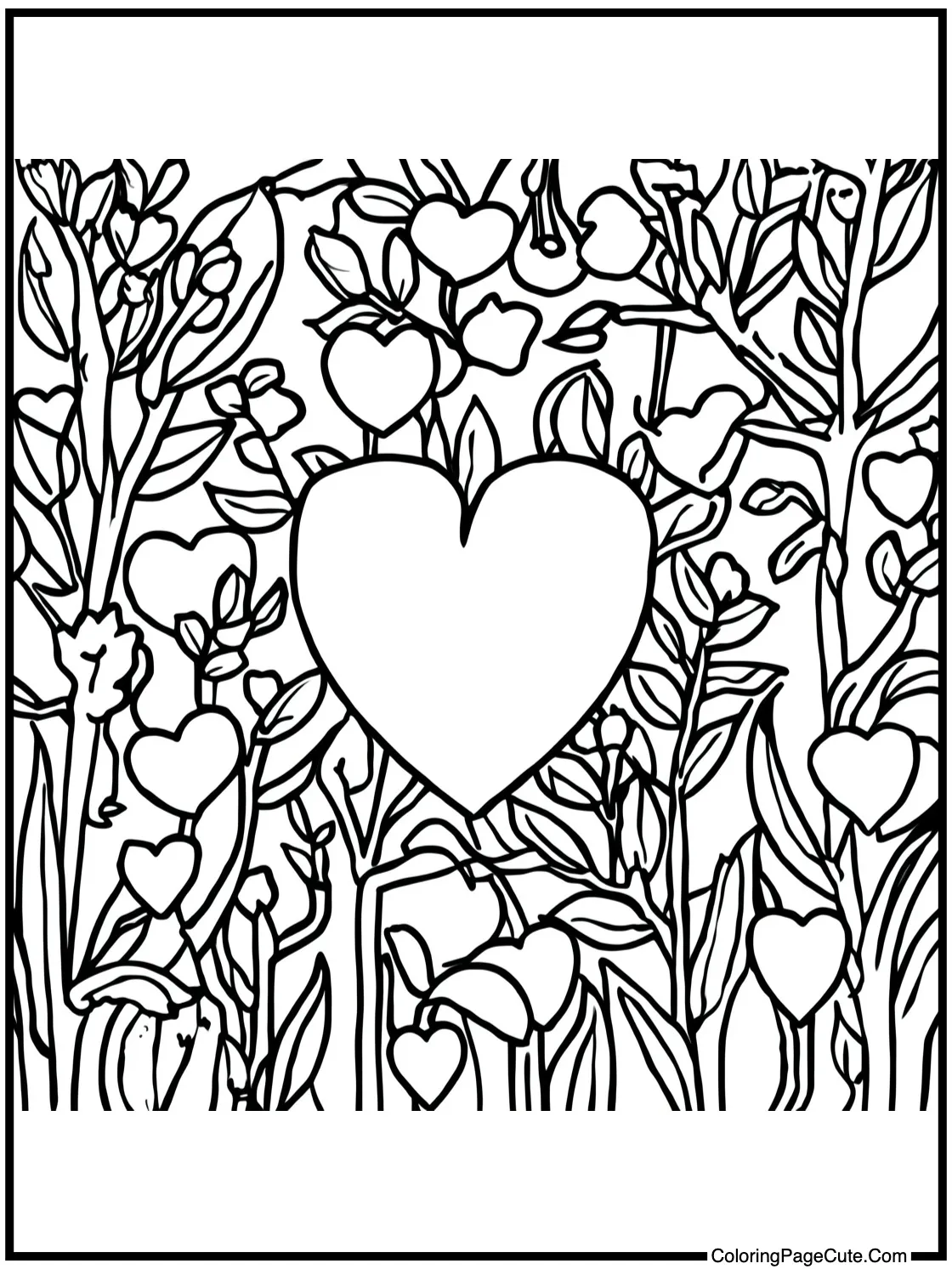 arranged in a spiral.