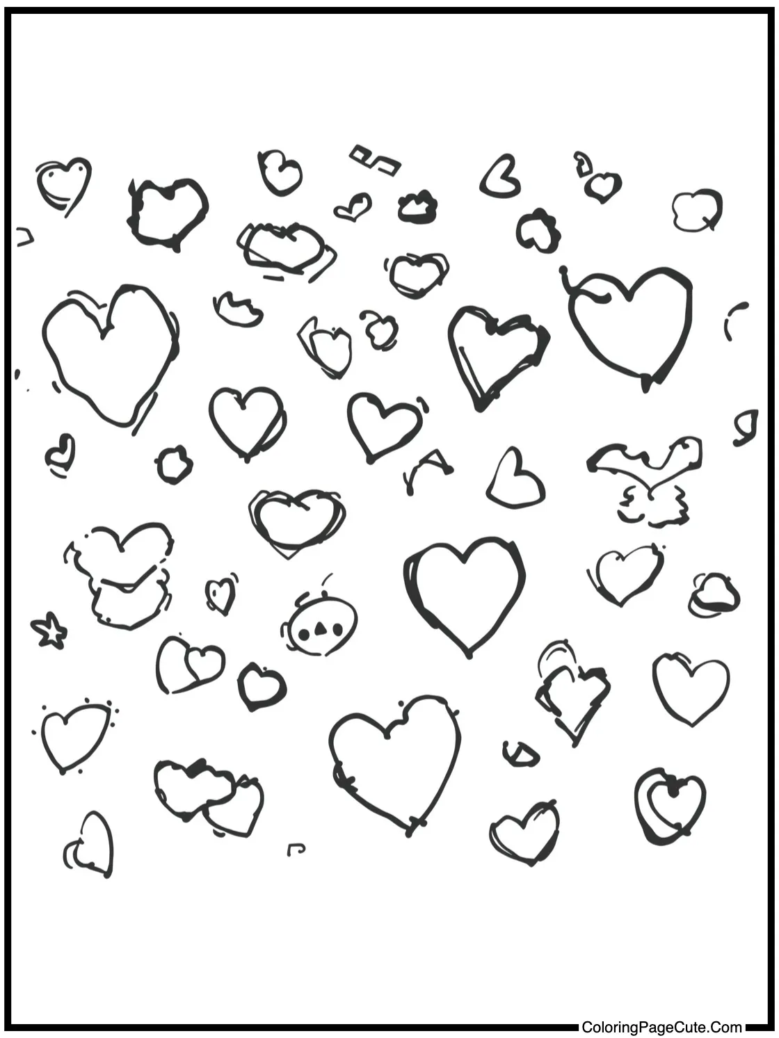 falling like confetti.