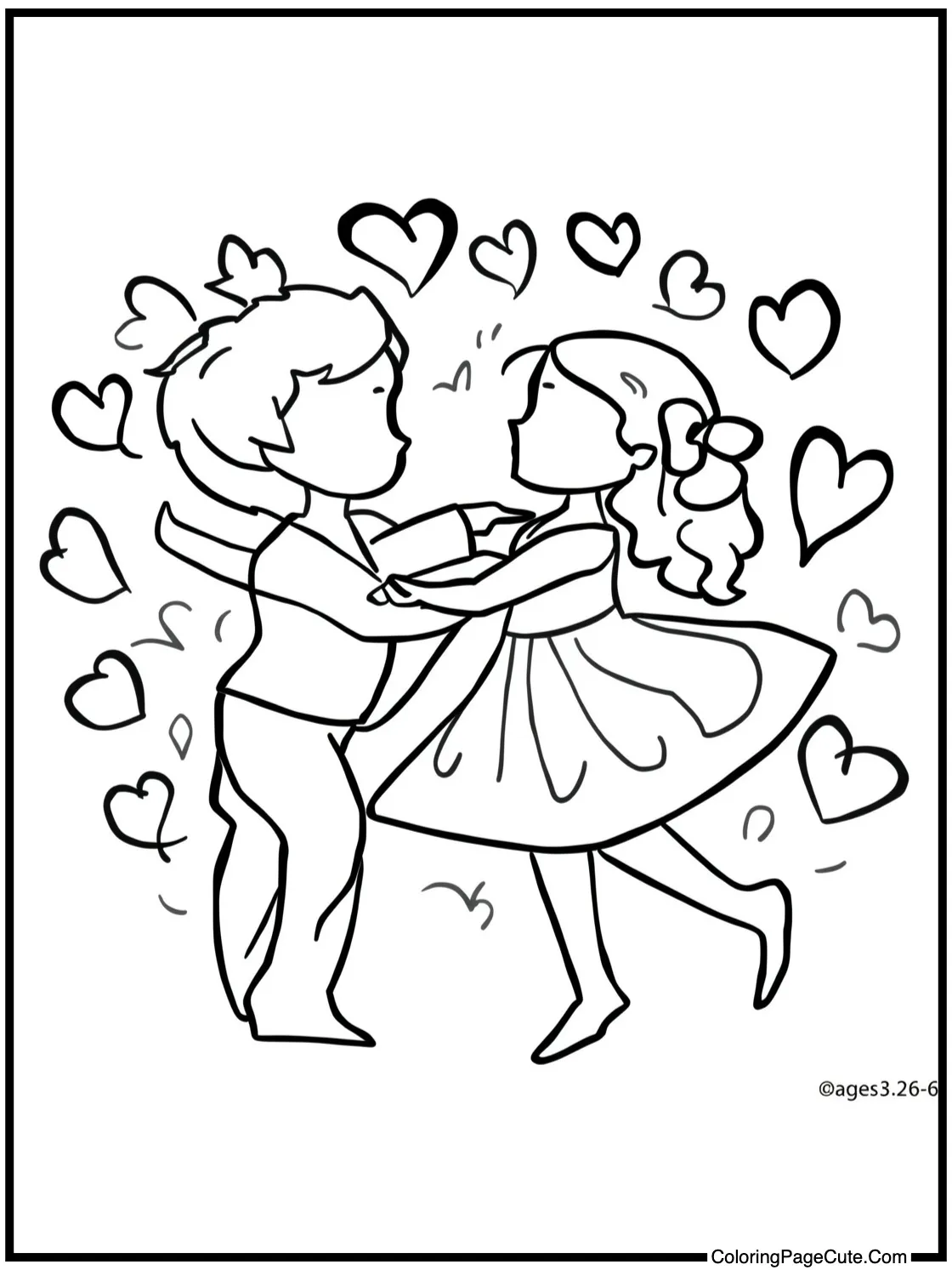 in a delightful dance.