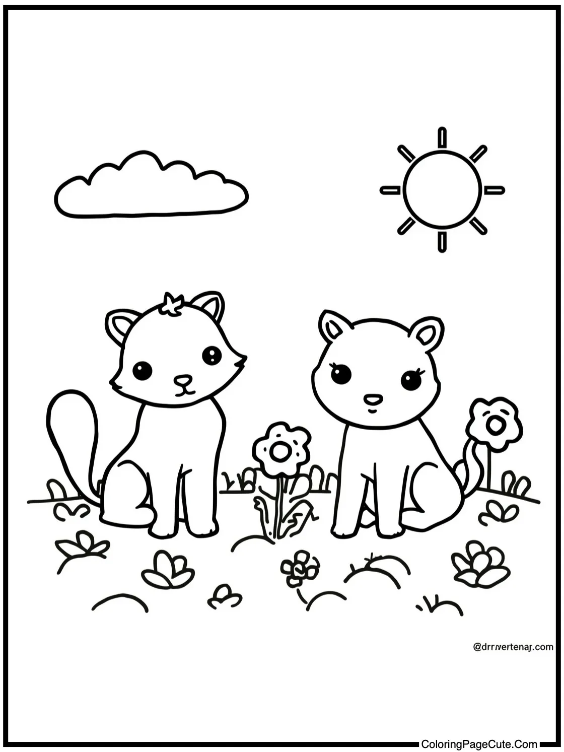 enjoying a sunny day