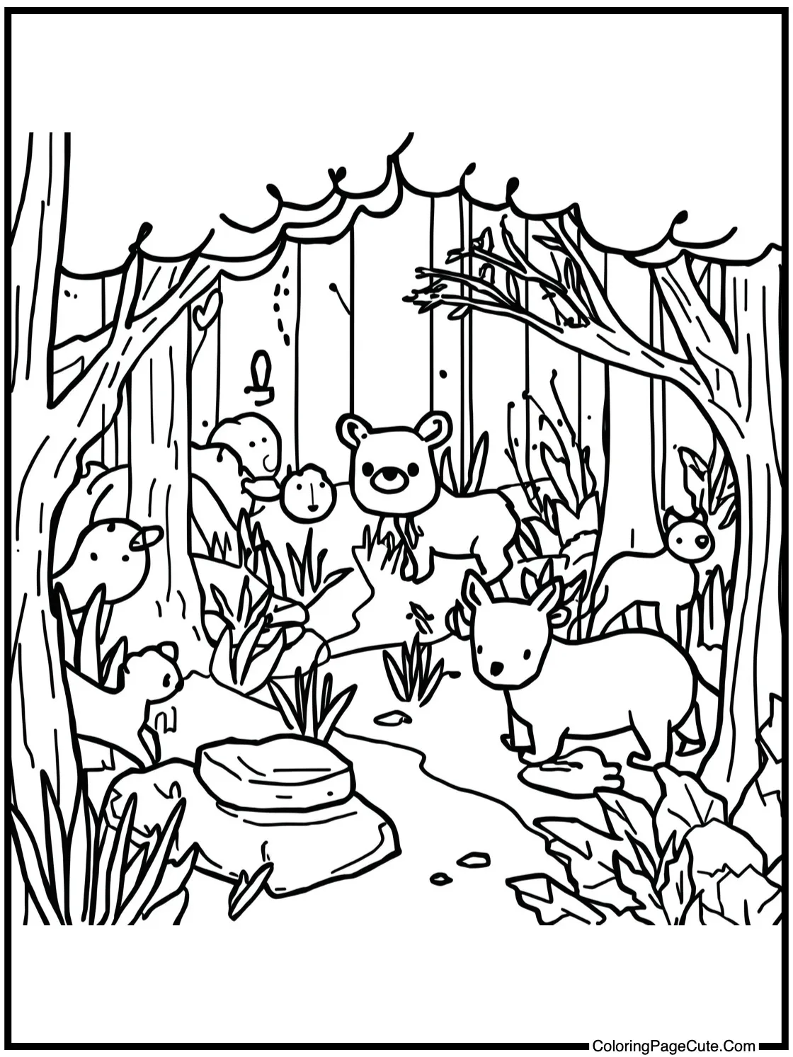 exploring the forest