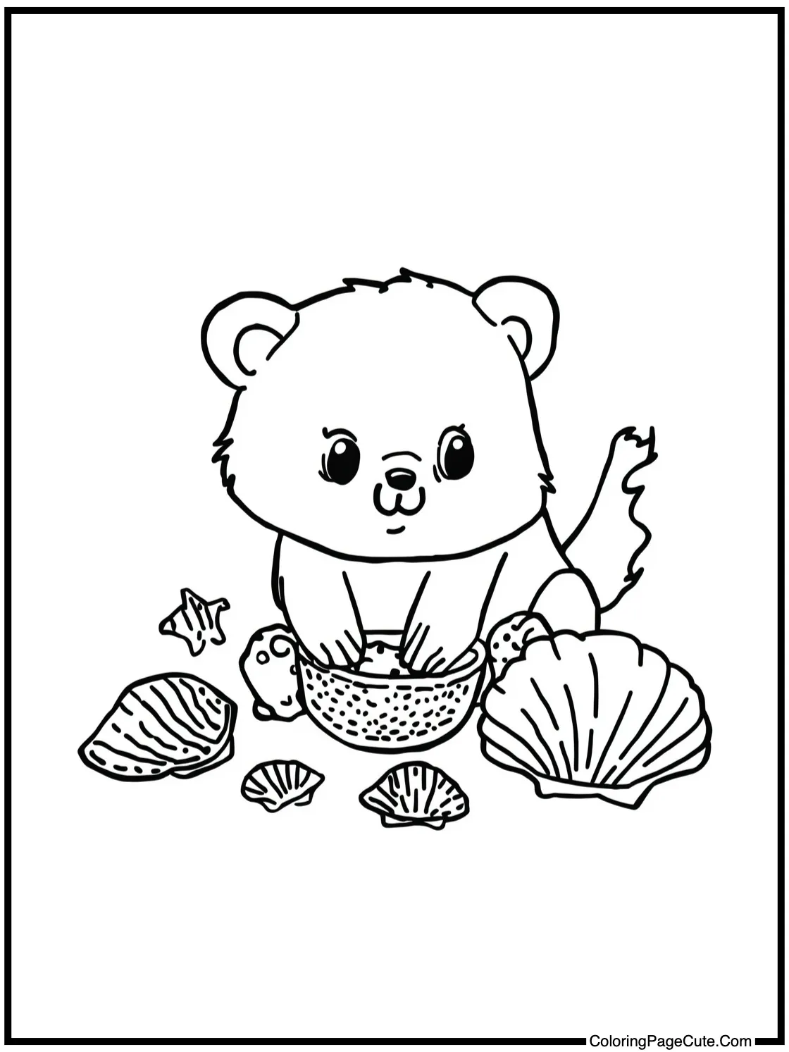 collecting seashells