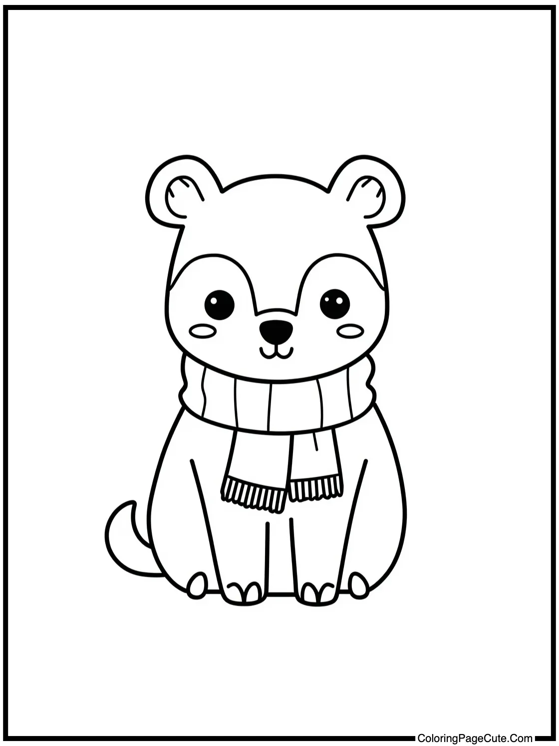 wearing cute scarves