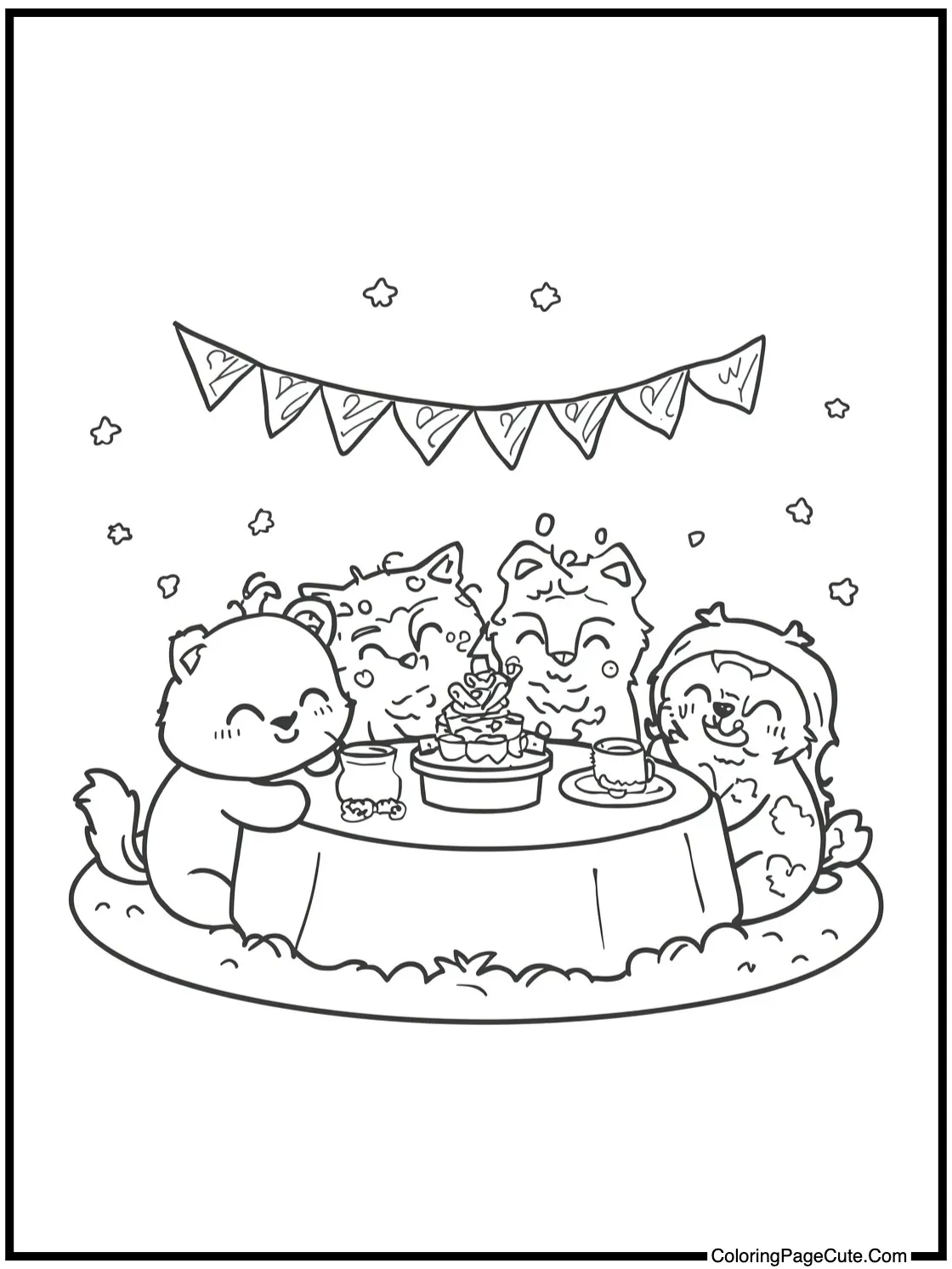 having a slumber party