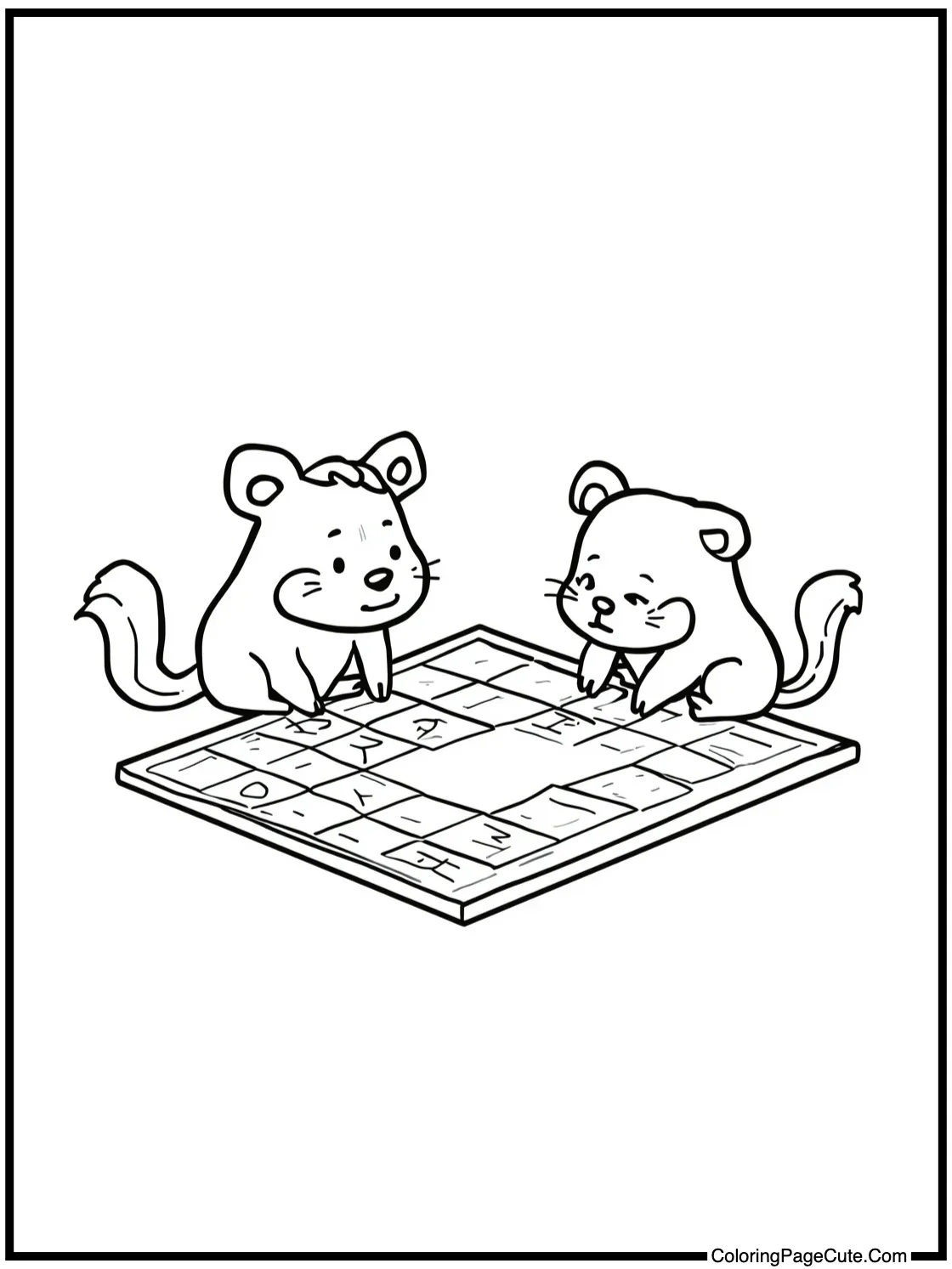 playing a board game