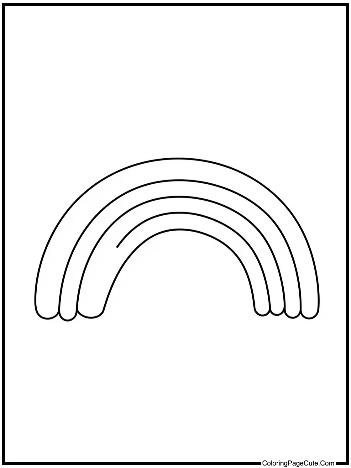 A Rainbow made of Crayons