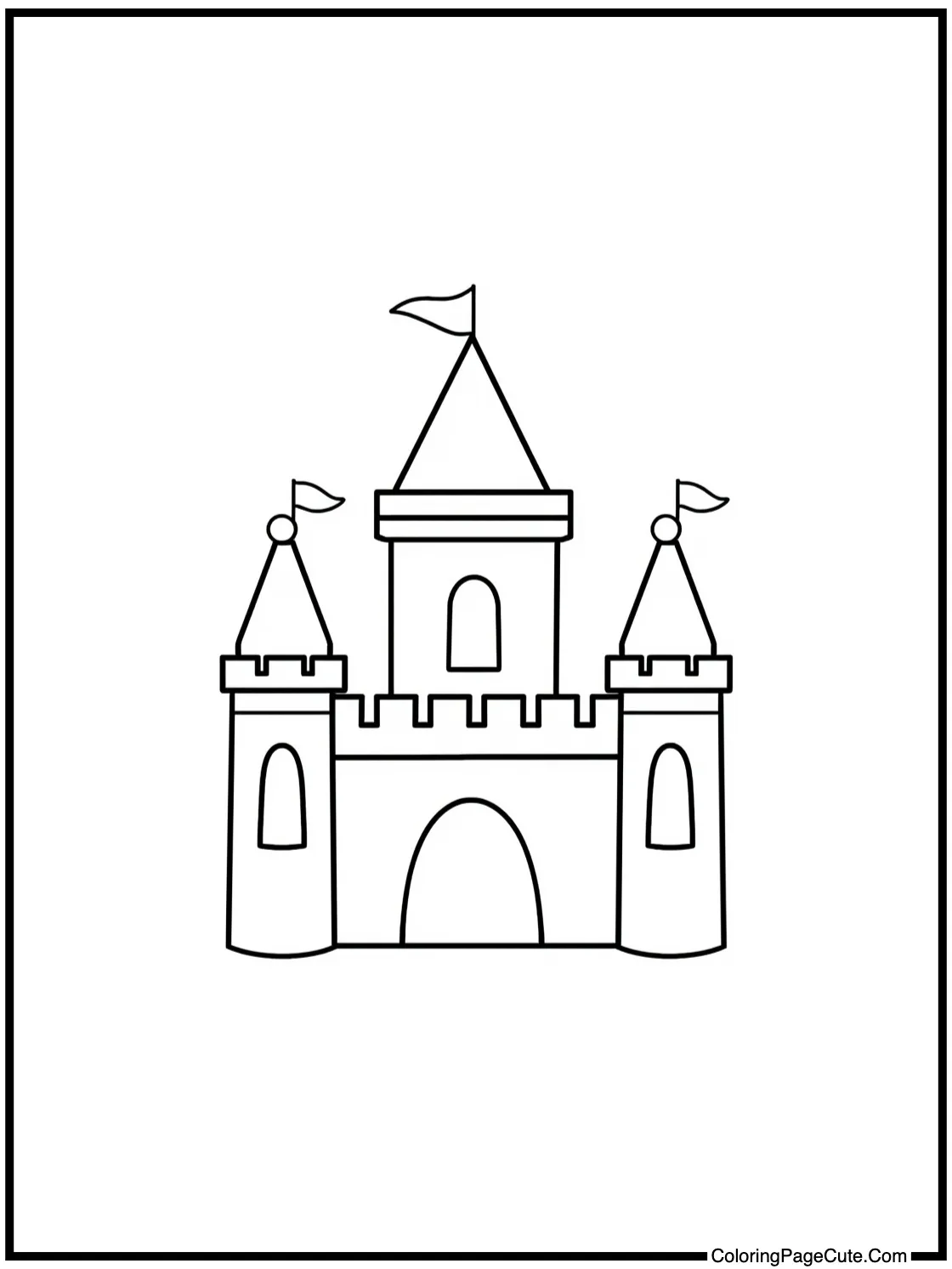 A Castle made of Crayons