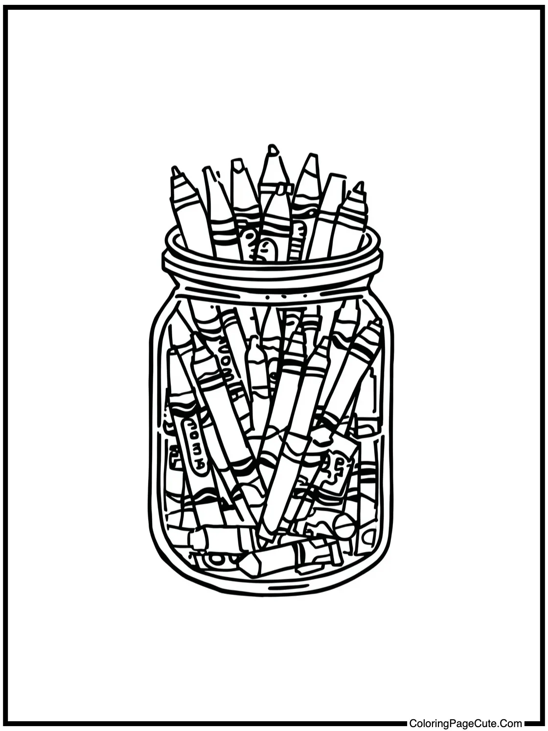 A Jar full of Markers