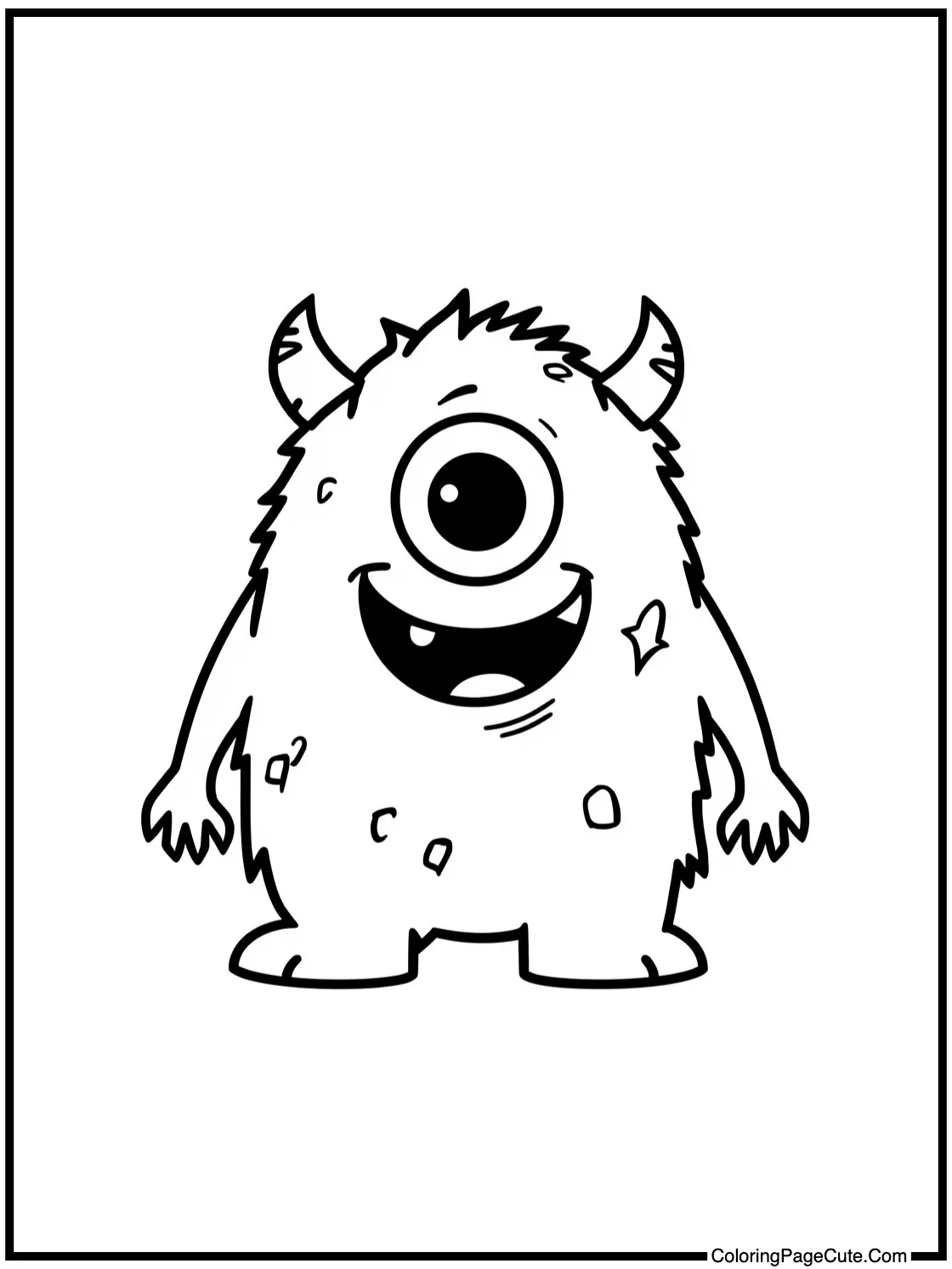 Crayon Scribble Monster