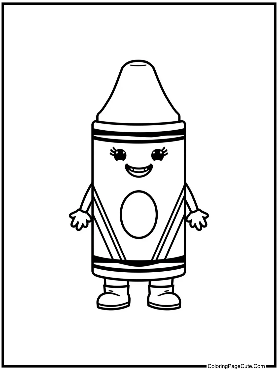 Crayon Character (e.g., "Macaroni and Cheese")
