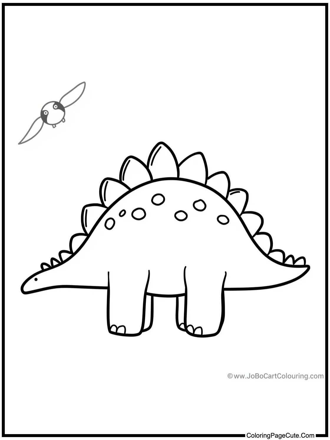 A Dinosaur (Crayola Style)