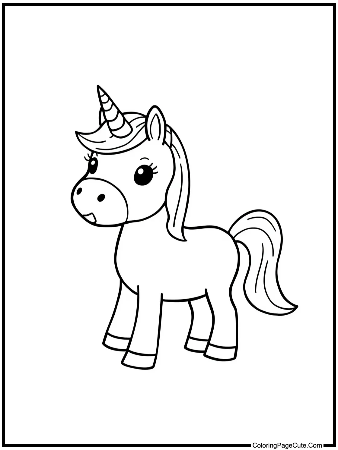 A Unicorn (Crayola Style)