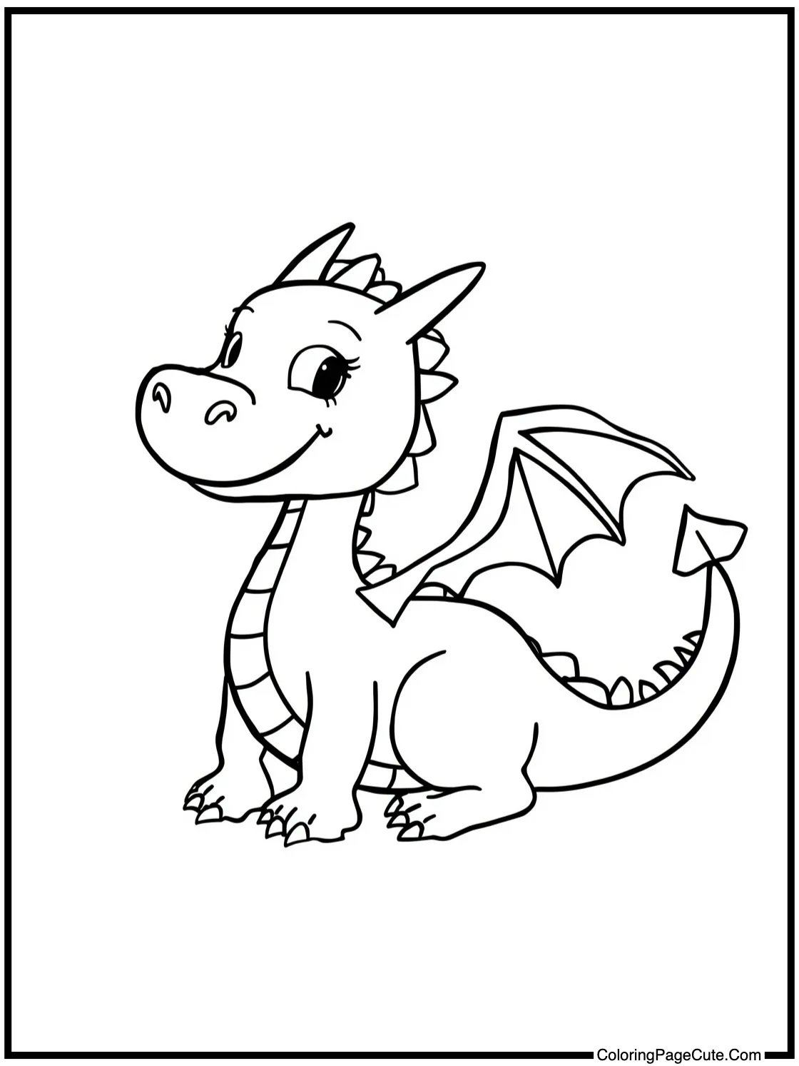 A Dragon (Crayola Style)