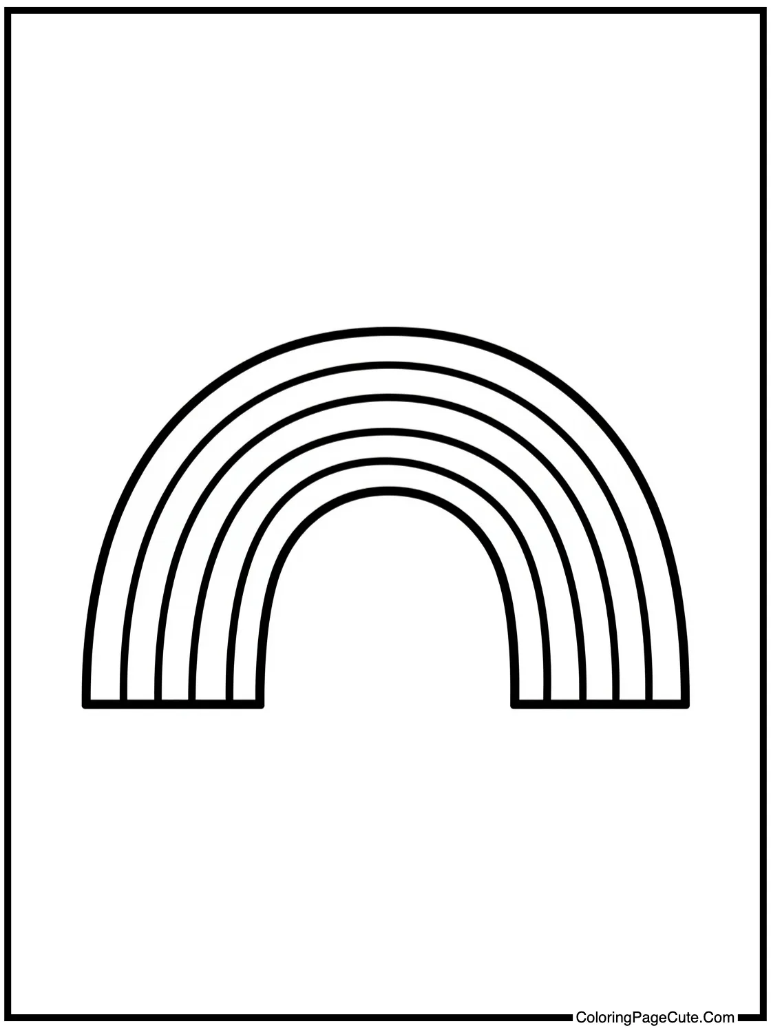 A Crayon Rainbow Arch
