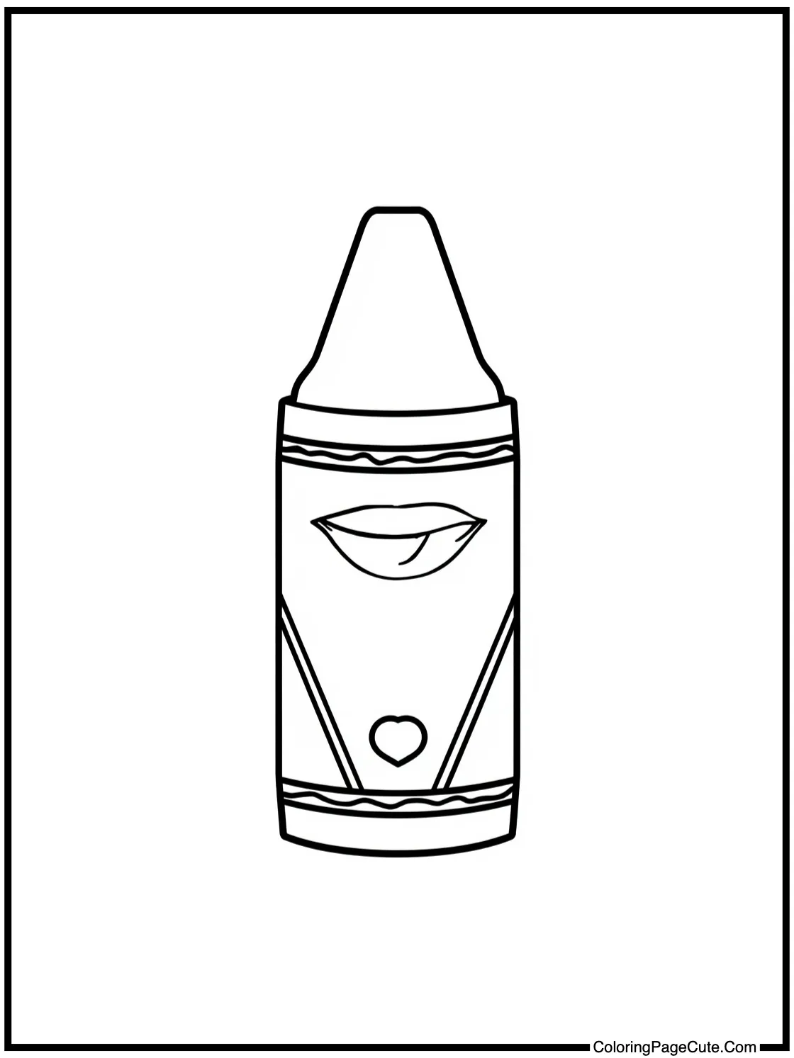 A Simple Crayon Outline