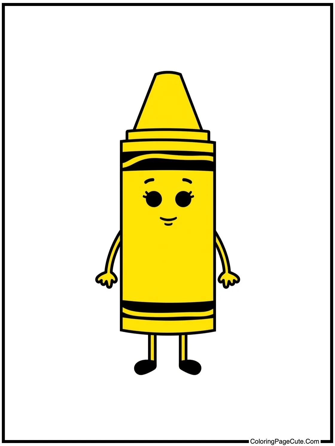 "Yellow Crayon" Character