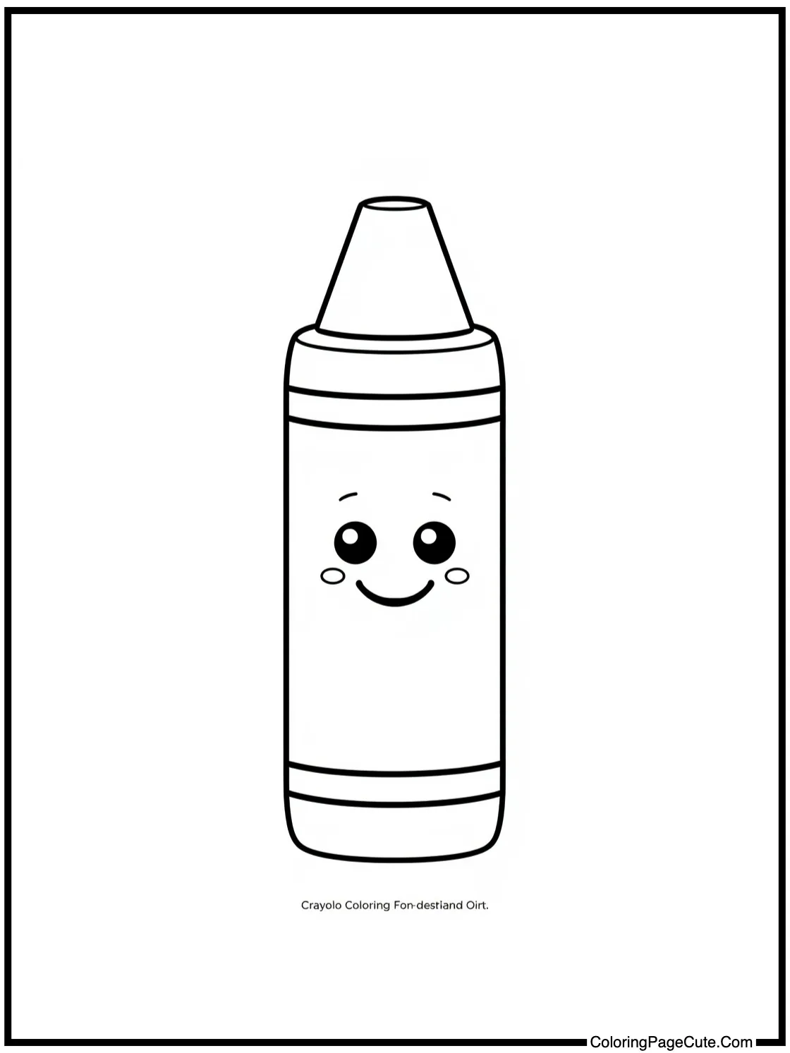 Single Crayon (Smiling)