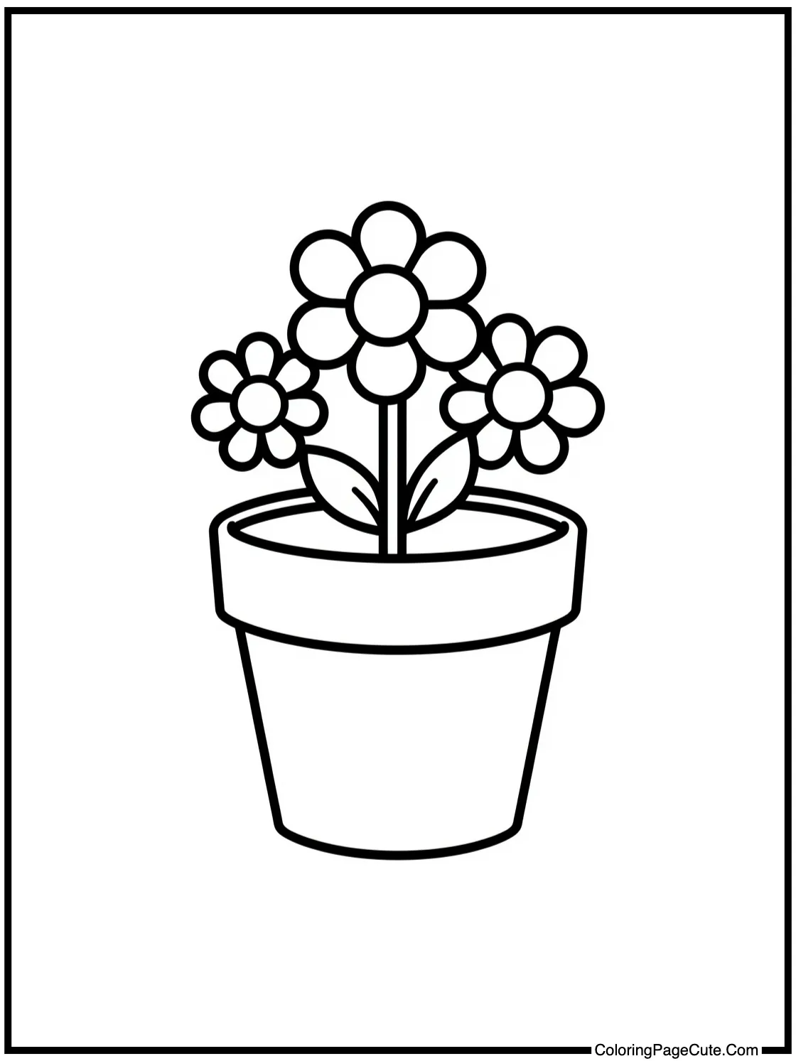 A Flower Pot (Crayola Logo)