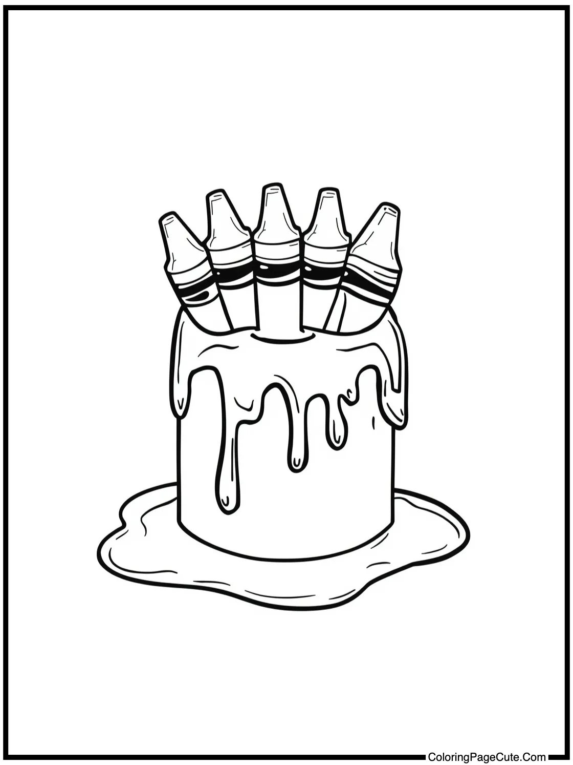 Crayon Drips (Melting)