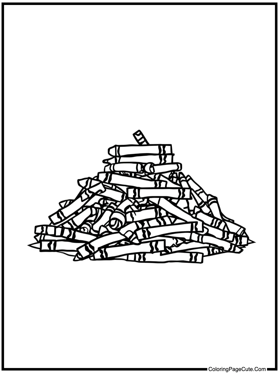 A Pile of Crayon Shavings