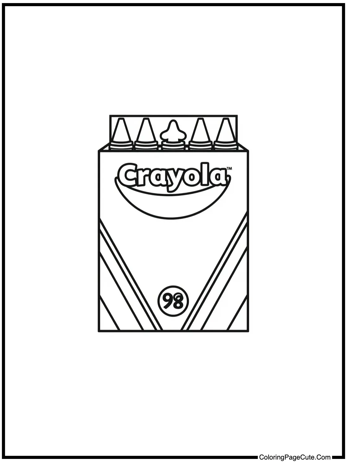 A Crayon Box (Vintage Design)