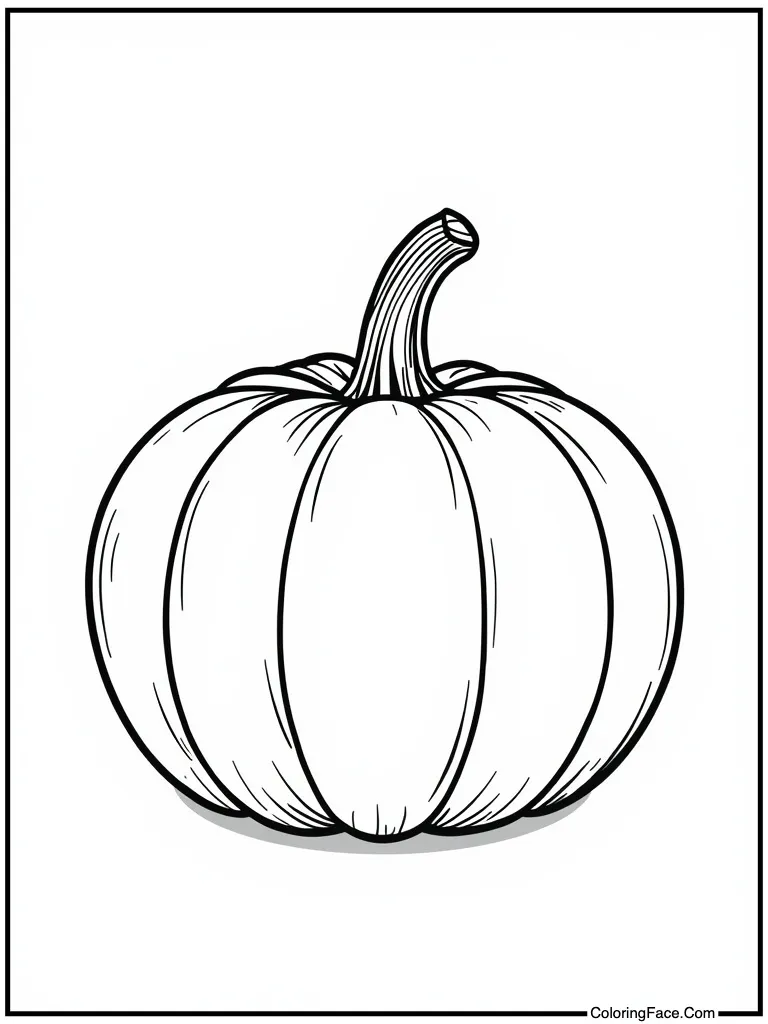 Orange pumpkin sitting there