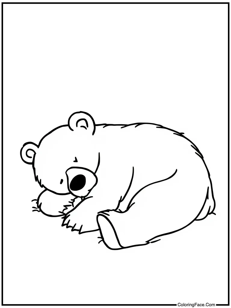 Brown bear sleeping sound