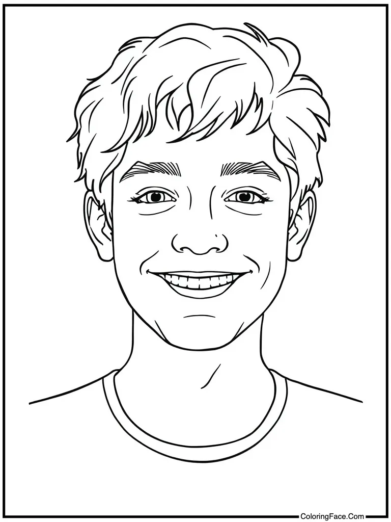 Marker person smiling big