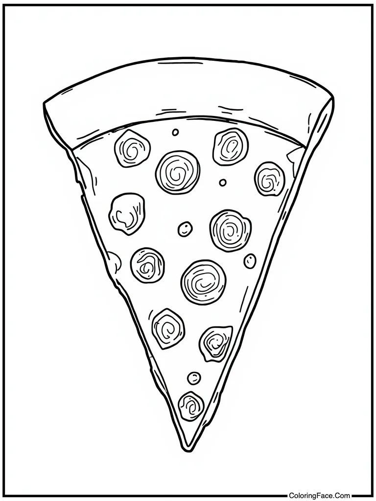 Pizza slice extra cheese