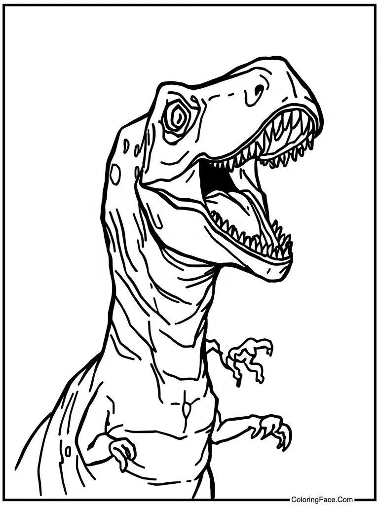 Dinosaur roaring loud sound