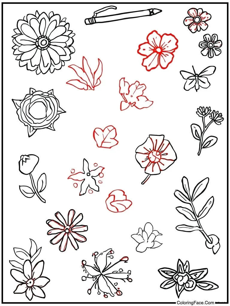 Primary colors red blue