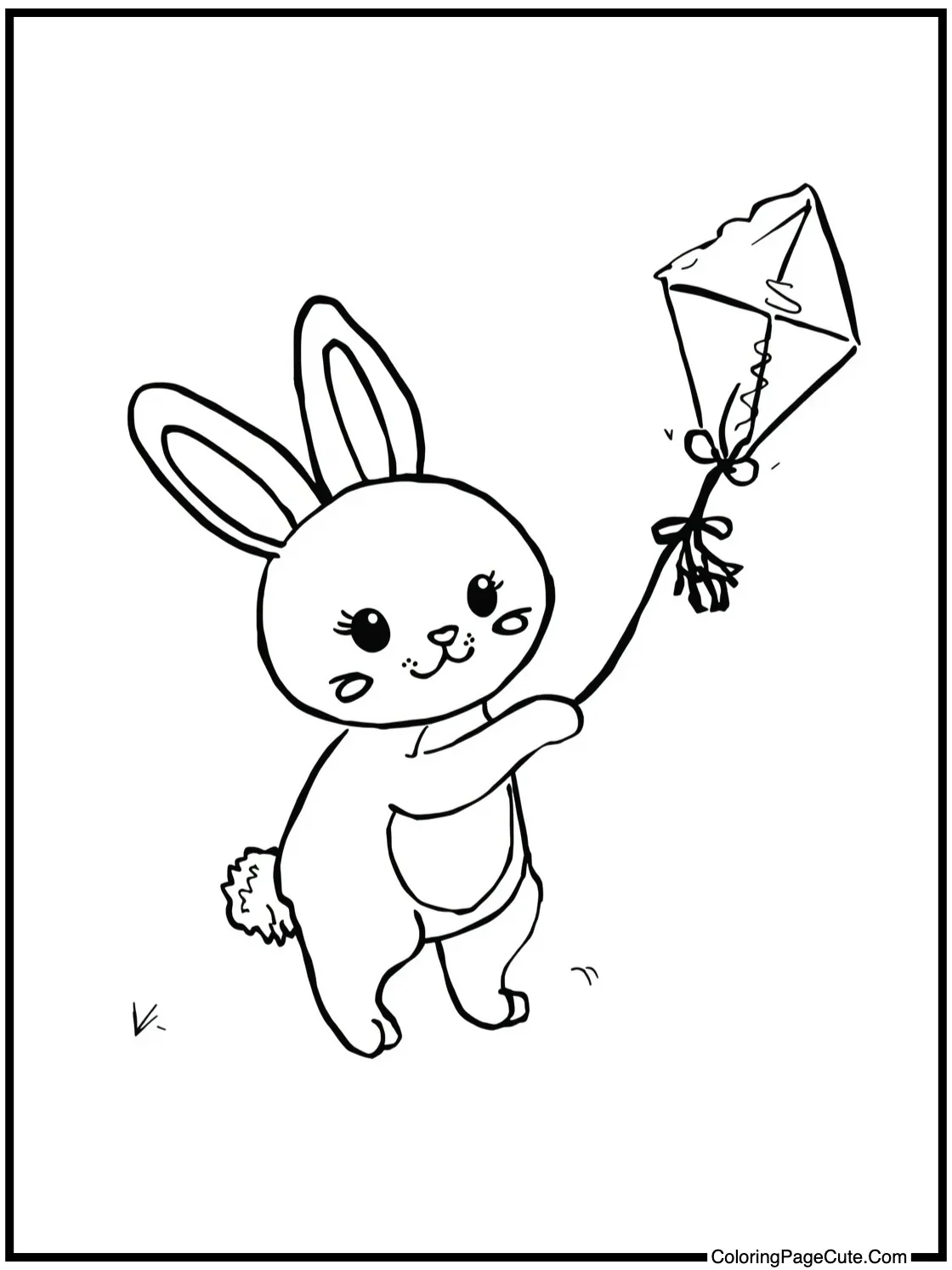 flying a kite