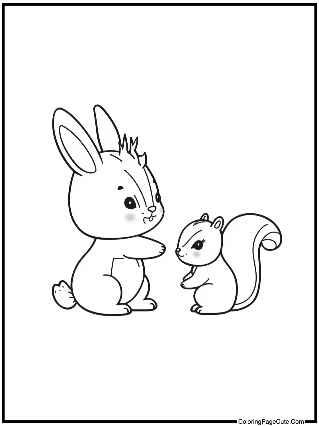 meeting a squirrel