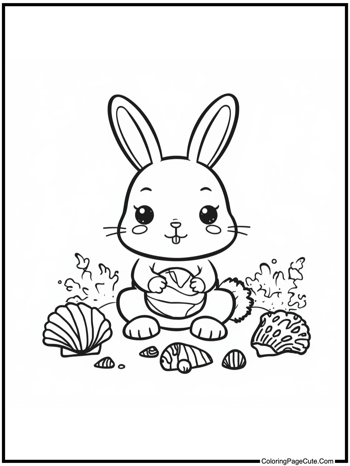 collecting seashells