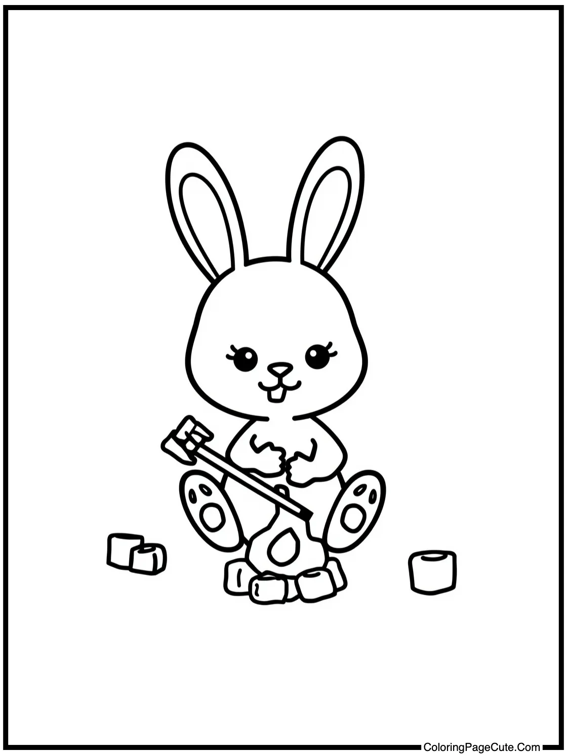 roasting marshmallows