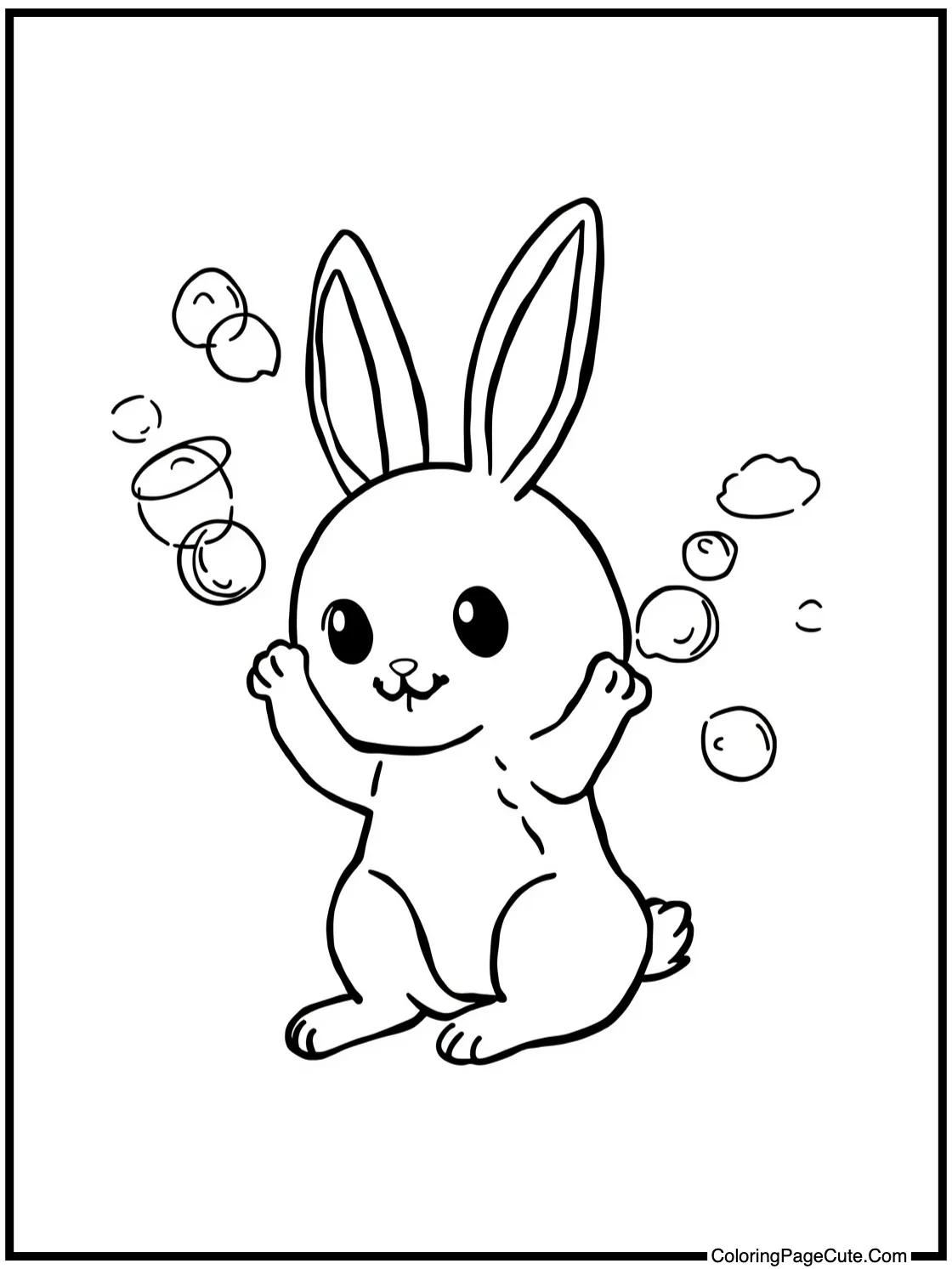 playing with bubbles