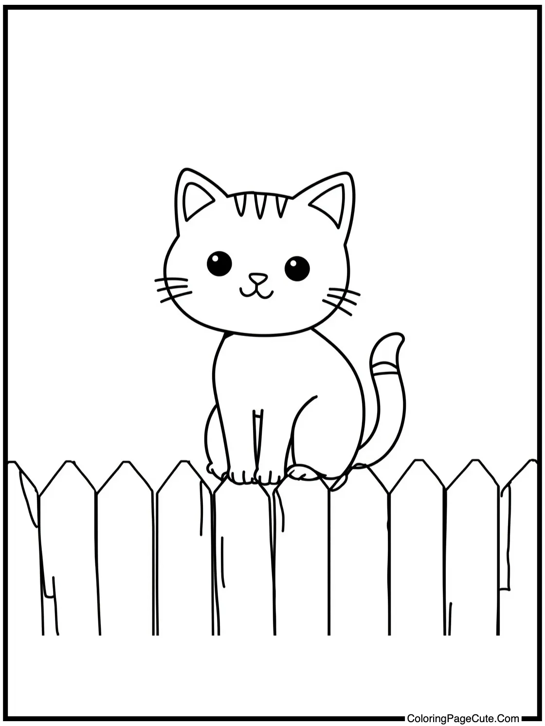 sitting on a fence
