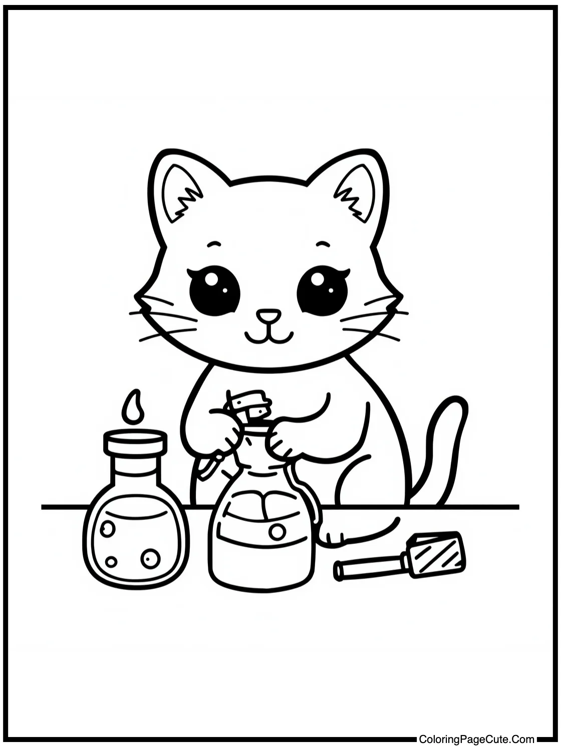 making a potion