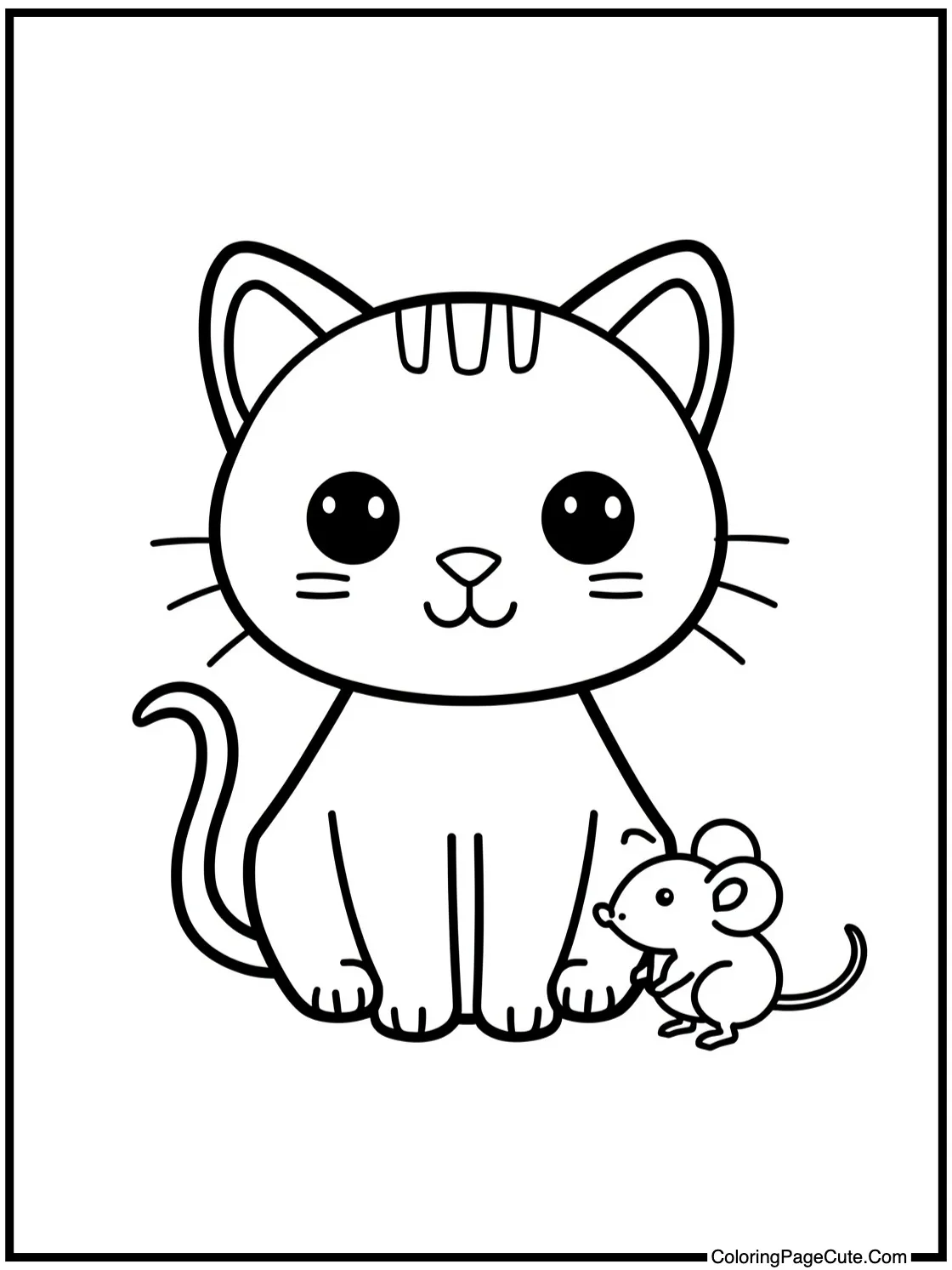 with a friendly mouse