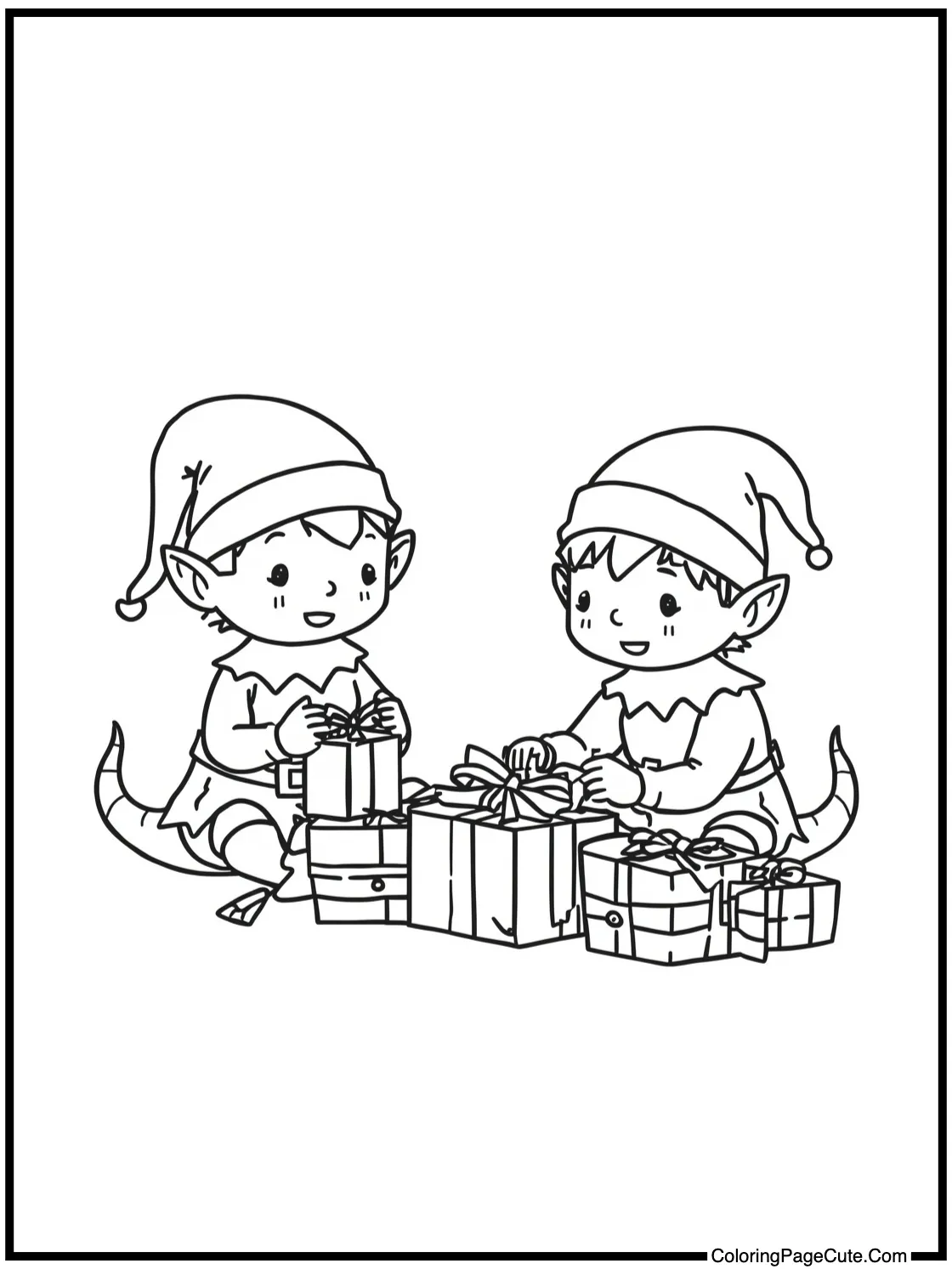 elves making toys
