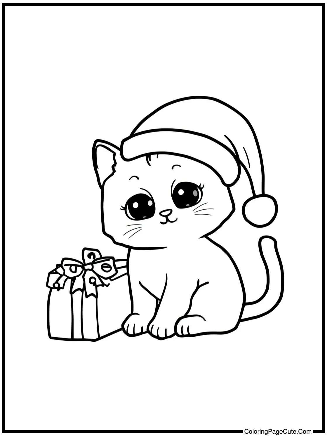 kitten playing gently