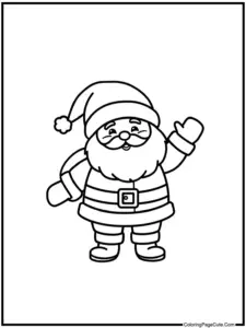 Cute Christmas Coloring Pages
