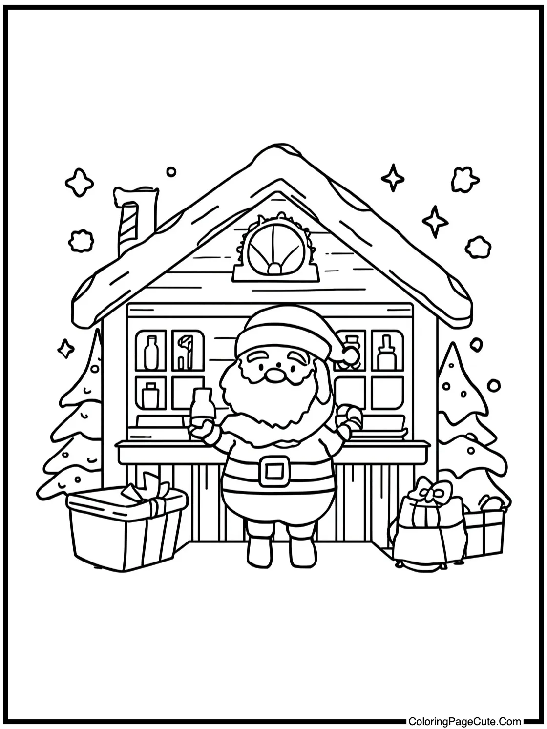 Santa's workshop busy