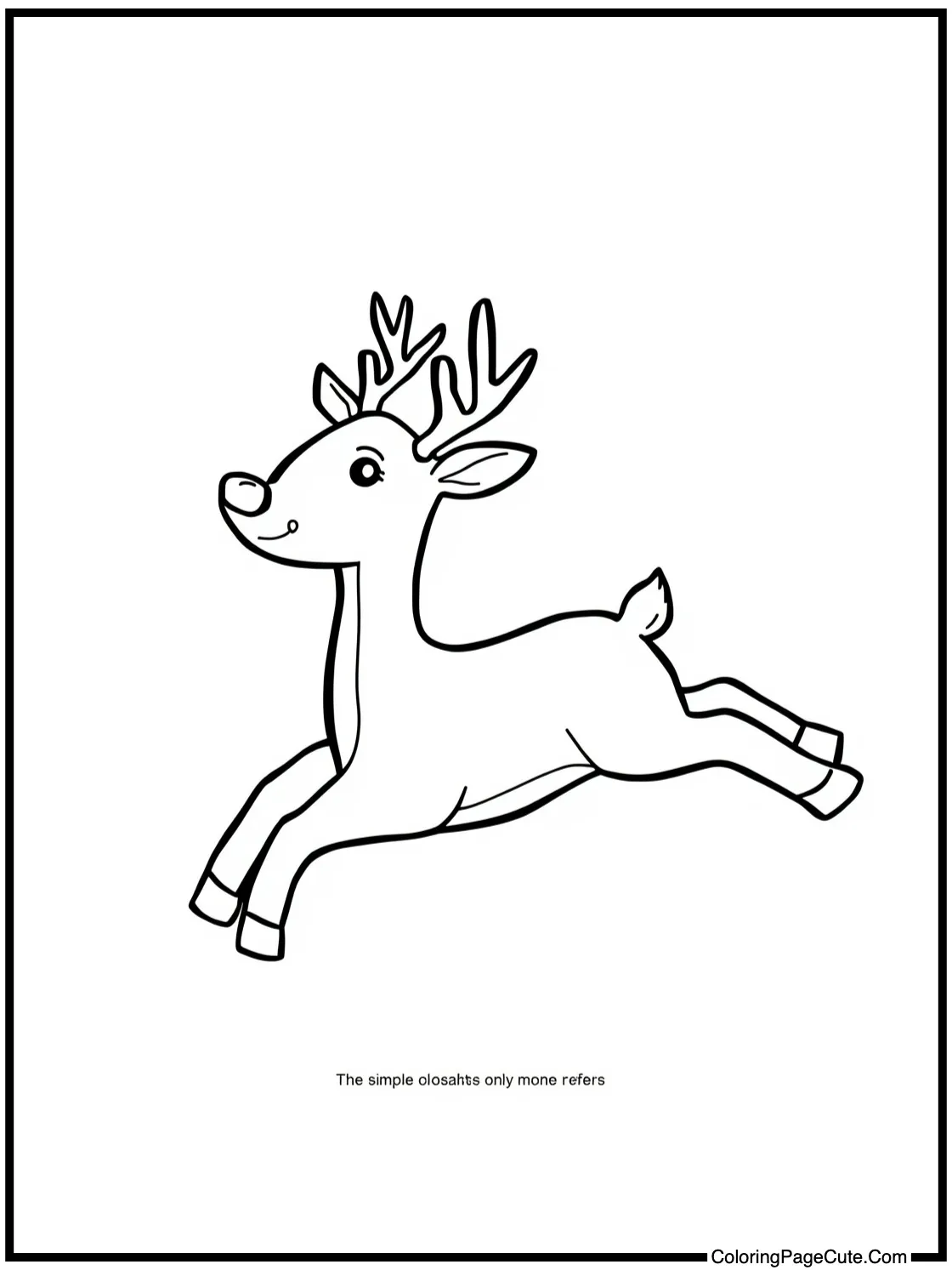 reindeer flying high