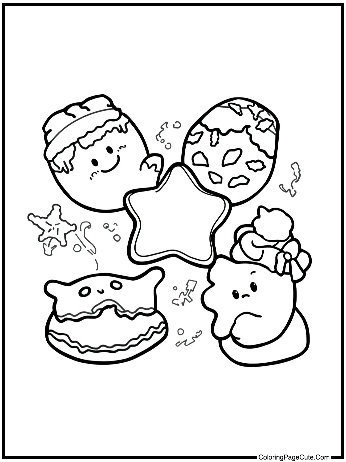 sharing warm cookies