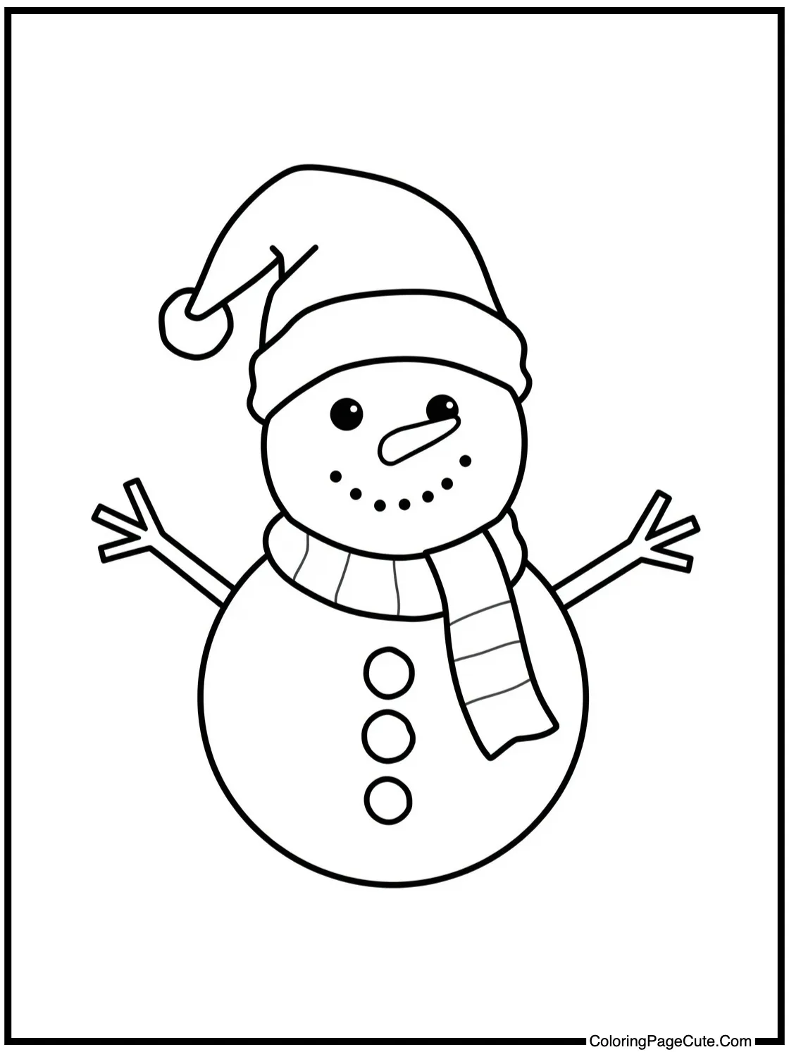 snowman wearing hat